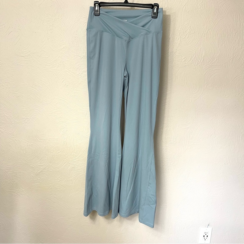 Ododos  Blue Flare Pants